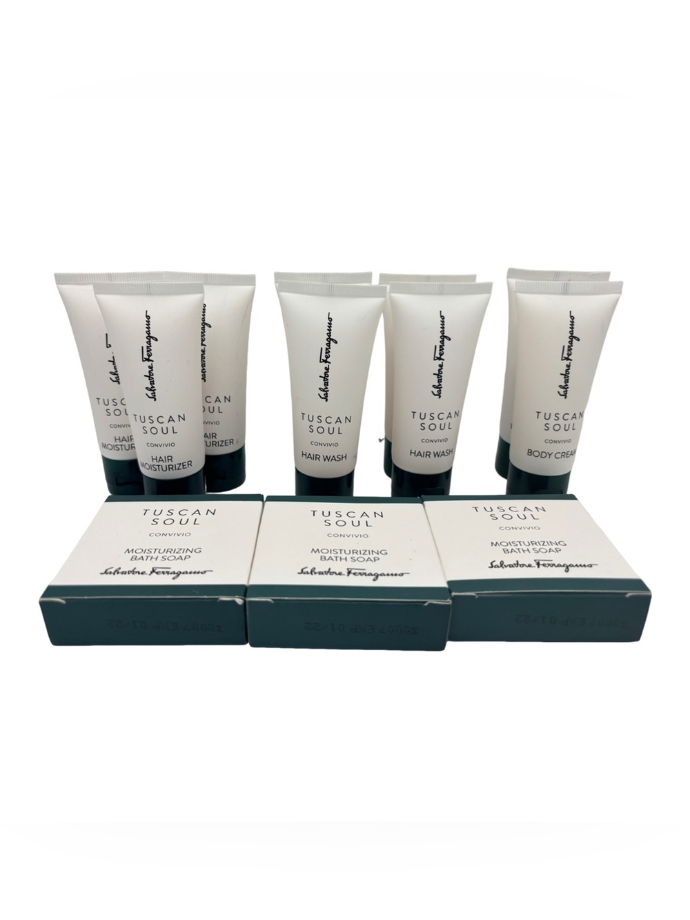 Salvatore Ferragamo Tuscan Soul Convivio - 12 Piece Travel Size Products